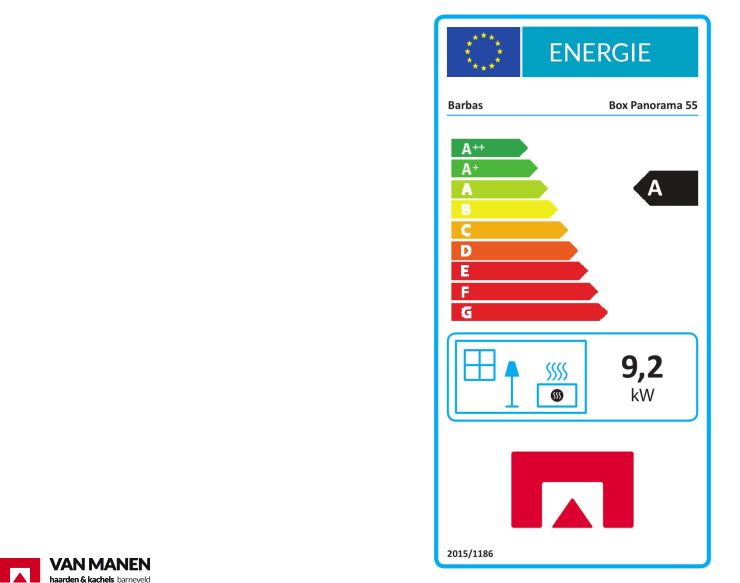 Barbas Box Panorama 55 Houtkachel