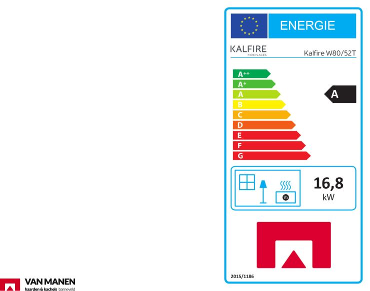 Kalfire W80/52T Houtkachel